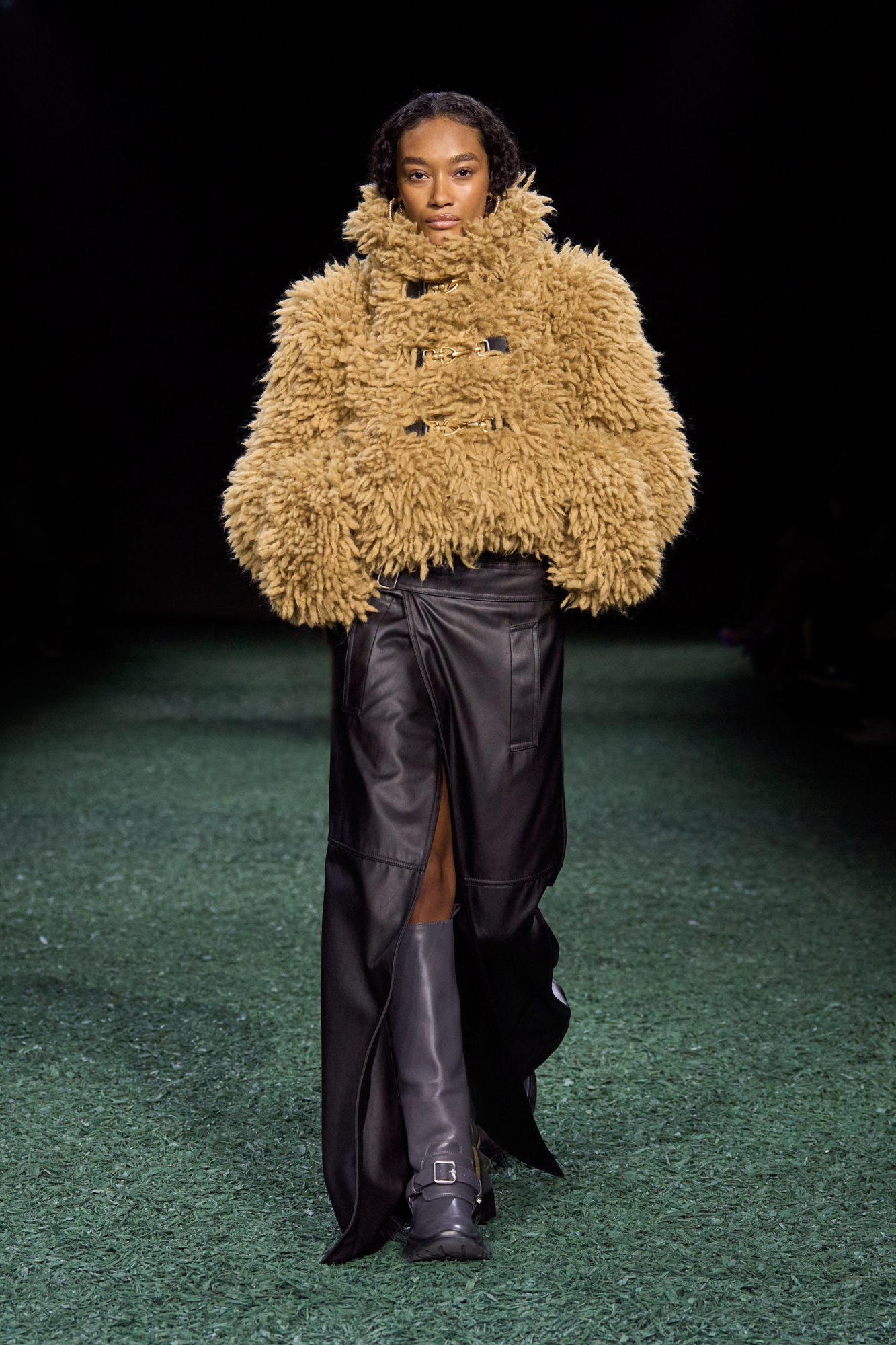 Burberry★素敵！Kettlewell Honey Texture Fleece Jacket BURBERRY Fleece jacket | Harvey Nichols